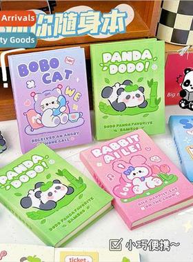 Cartoon A7 panda notebook cute small book pocket book studen