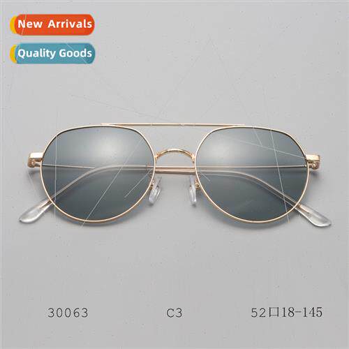 new metal double beam classic toad sunglasses anti-blue ligh