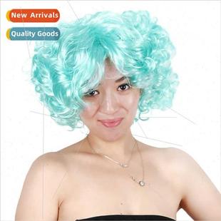 Women Short Curly Wigs Europe Short Curly Europe Wigs Candy
