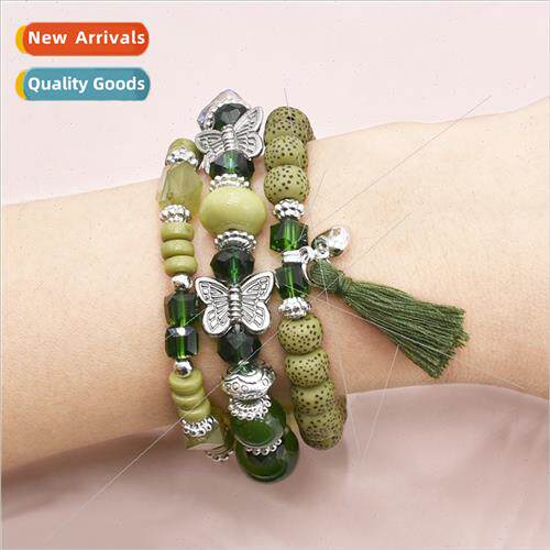 new Accessories Acrylic Alloy Butterfly Bracelet Set Fashion