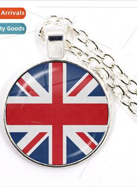 flags necklaces time gemstone pendants from various countrie