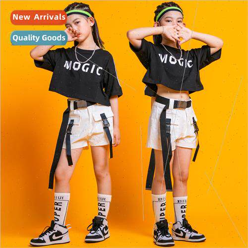 Childrens jazz dance costumes girls hip-hop tide modeling ru