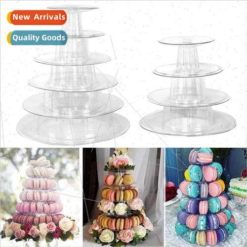 4 tier 6 tier 10 tier macaroon cake at tray display stand ca