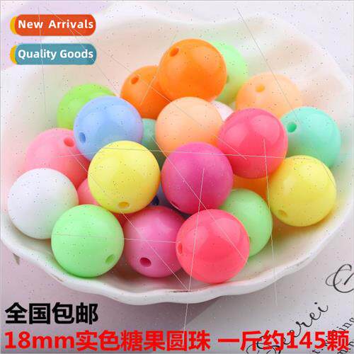 DIY handmade beading accessories materials hair 18mm acrylic