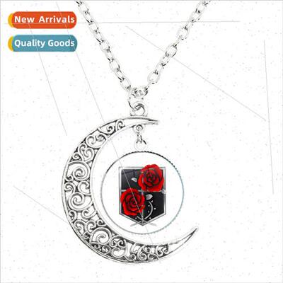 New Fashion Anime Attack on Tan Moon Necklace Investigations