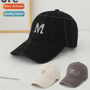 duck rhinest new fashion hat tongue hole old tide Spring