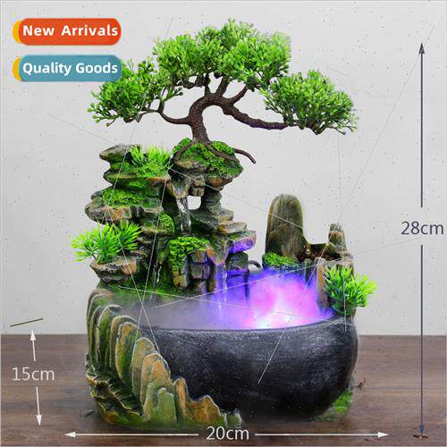 Desktop mini creative small wigwam flowing water ornaments f