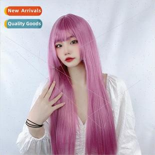 Thin Rattan Lola Wig Slimmin Cut Women Rapunzel Purple Color