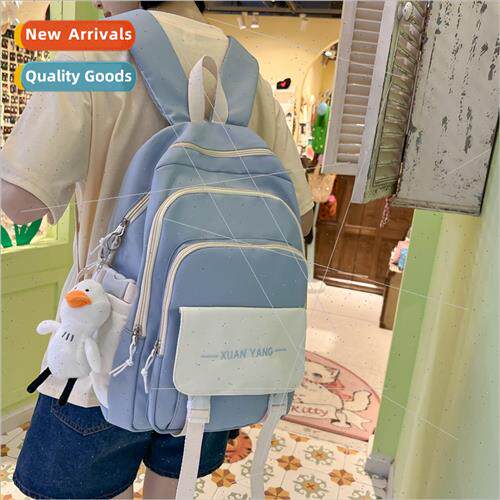 Schoolbag female collision colour Korean junior Mori system