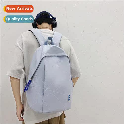 new ins shoulder bag male college wind colorful student back