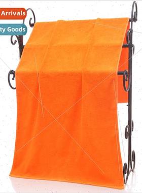 Orange thickened large bath towel cotton towel household not