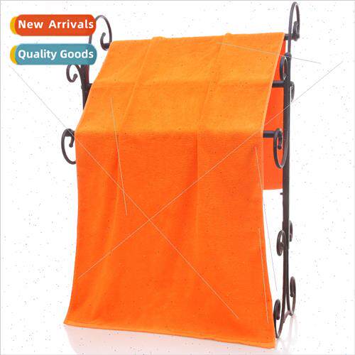 Orange thickened large bath towel cotton towel household not