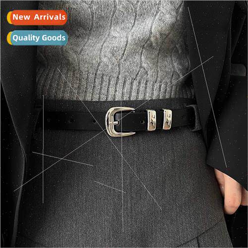 Retro small belt ladies ins hundred matching jeans belt thin