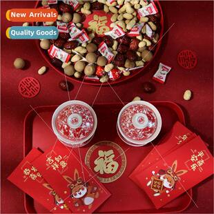 a large number new festive tray plastic square round tune fr