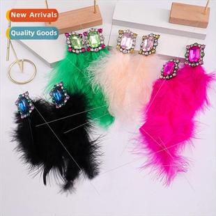 Day green drilling St. fashion Patrick new Europe earrings