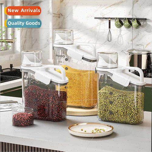 Kchen grains cereals storage jar measuring cup food storage