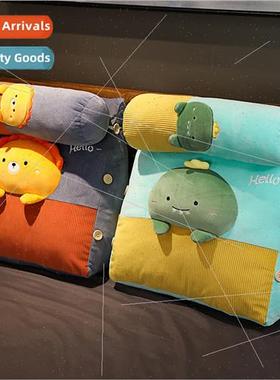 Cartoon three-dimensional animal triangle pillow office seat