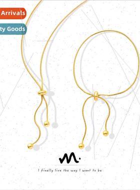 Fashion does not lose color women snakebone chain tanium ste