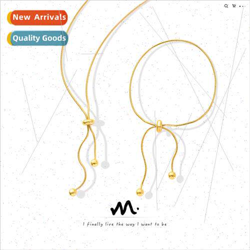 Fashion does not lose color women snakebone chain tanium ste