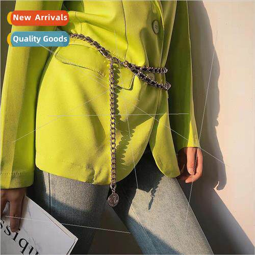 Retro metal chain waist chain female skirt decorative chain