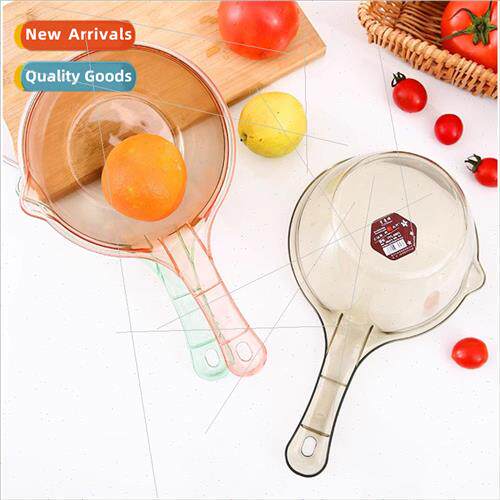 Household kchen ladle transparent plastic water spoon bath s