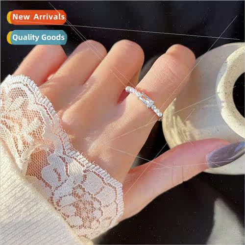 French vintage open single finger ring women fashion bungee