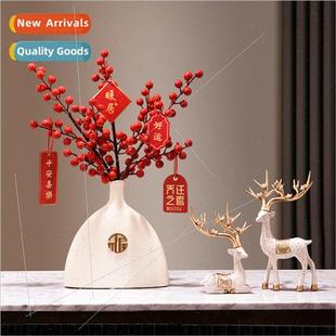 Creative Fukuji embryo vase living room wine cabinet TV cabi