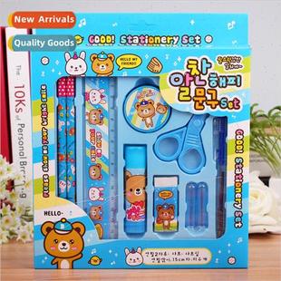 10PCS stationery set gift box 5PCS cartoon children kinderga