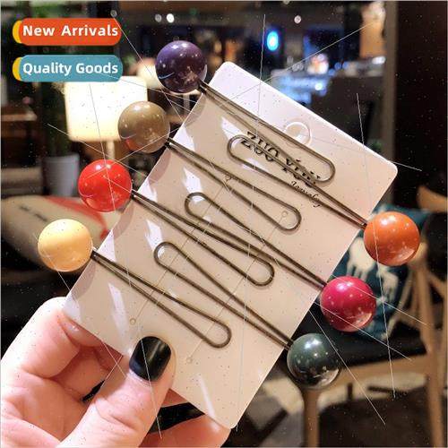 Clip Korean hair accessories side clip retro pair clip hair