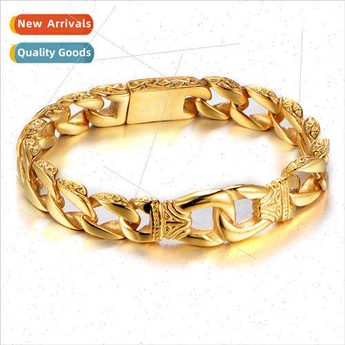 Vintage Totem Portrait Cast Bracelet Fashion Mens Hip Hop Th