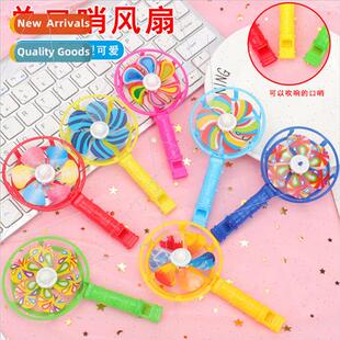 ngle whistle small fan New handheld fan blowing wind turn wh