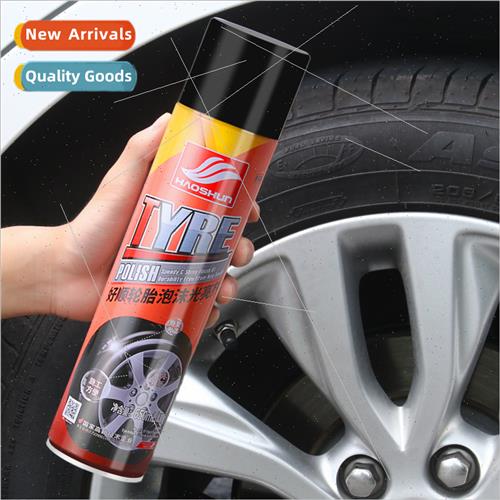 Car Tire Shine Tire Foam Cleaning Polishing Long-lasting Bla