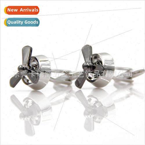 Power Spiral Pulp Cufflinks Cufflinks Plated Two Color Fan B
