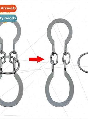 Alloy Jumbo Horseshoe Buckle lver Unlocking Unlocking Ring C