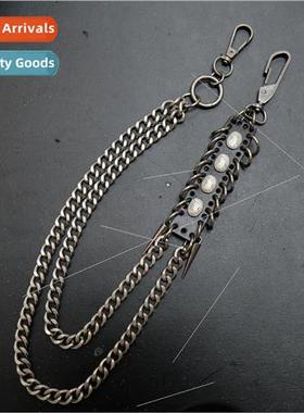 Cowhide splicing individually packaged men women hip hop bun