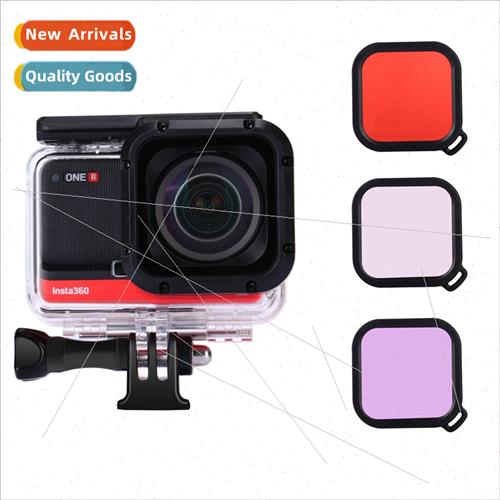 适用insta360 oneR one R 4K 1 inch Leica camera dive waterpro