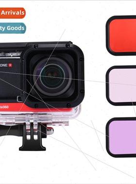 适用insta360 oneR one R 4K 1 inch Leica camera dive waterpro
