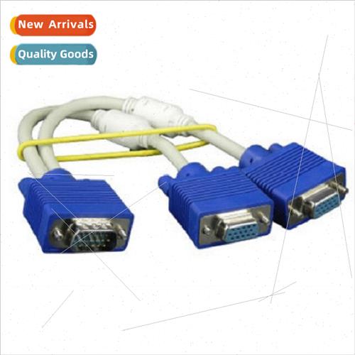 VGA 1 in 2 Computer Video Cable VGA 3+6 All Copper Computer
