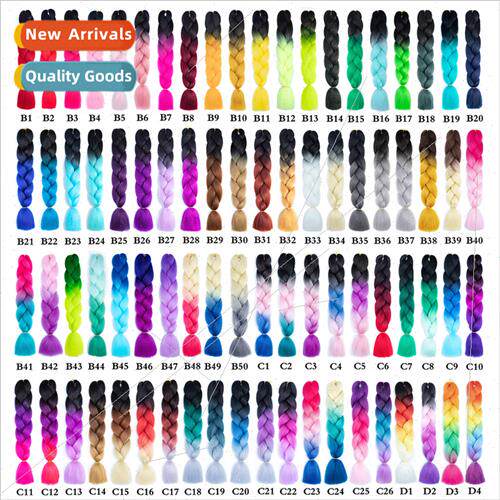 100g african color big braid Europe high temperature silk gr