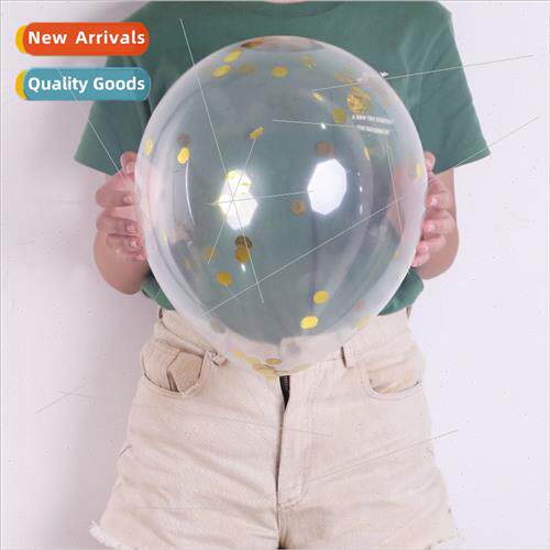 Festival decorations transparent gold silver sequins balloon