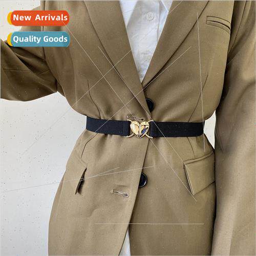 Love card buckle belt female decorative belt skirt retro ela