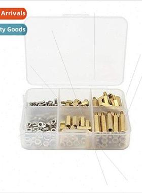 120pcs hexagon socket head cap screws boxed set brass studs