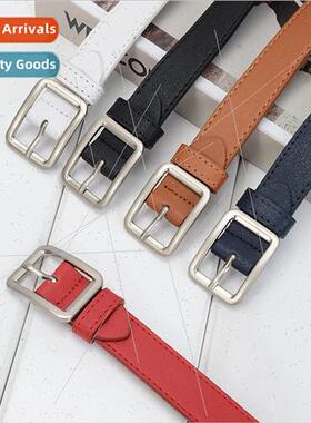 Spring Summer Fashion Square Buckle Belt Day Buckle Belt Mul