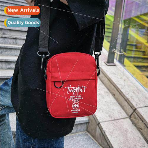 summer tide male set hip-hop men shoulder bag Korean hundred