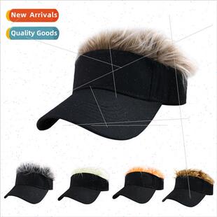 Hundreds creative wig baseball hat hip-hop sunshade golf cap