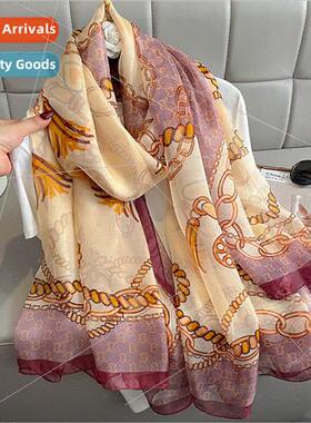 2023 new youroflex beach scarf women silk scarf spring summe