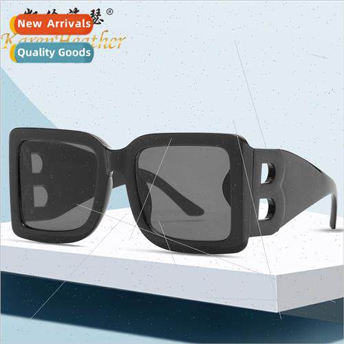 New B letter fashion sunglasses 8199 Europe large frame sung