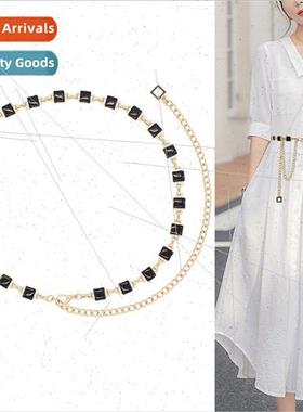 Women waist chain dresses sub-collective waist summer decora