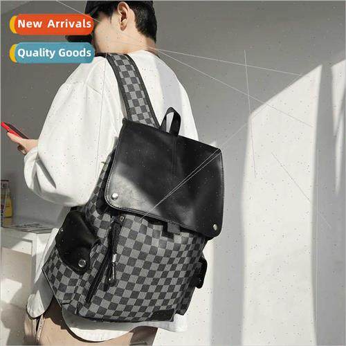 Large-capacy shoulder bag men commuting computer backpack fa