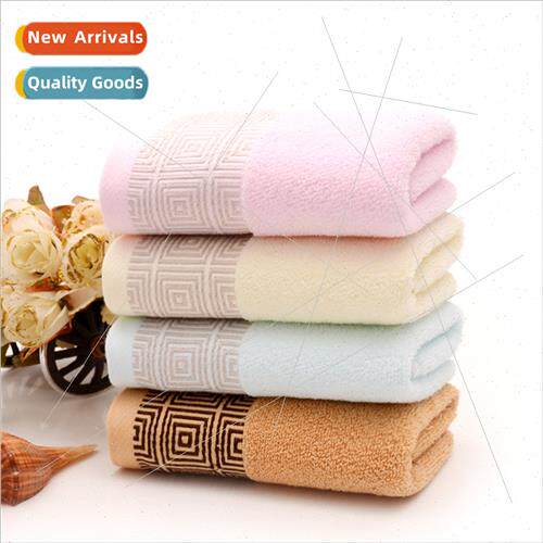 Towel Cotton thickened 32 strands face towel soft back check